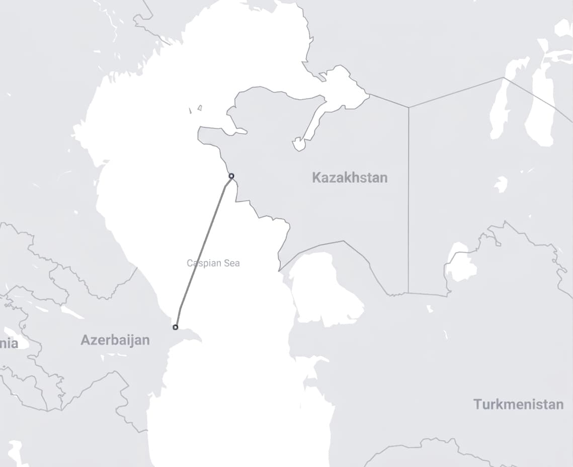 Trans-Caspian Fiber Optic Cable — Unpacked