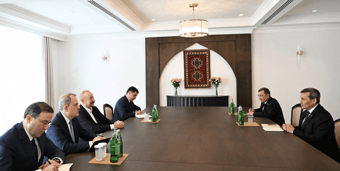 Bridging the Caspian: Turkmenistan's Foreign Minister Meets With Azerbaijan's President Aliyev