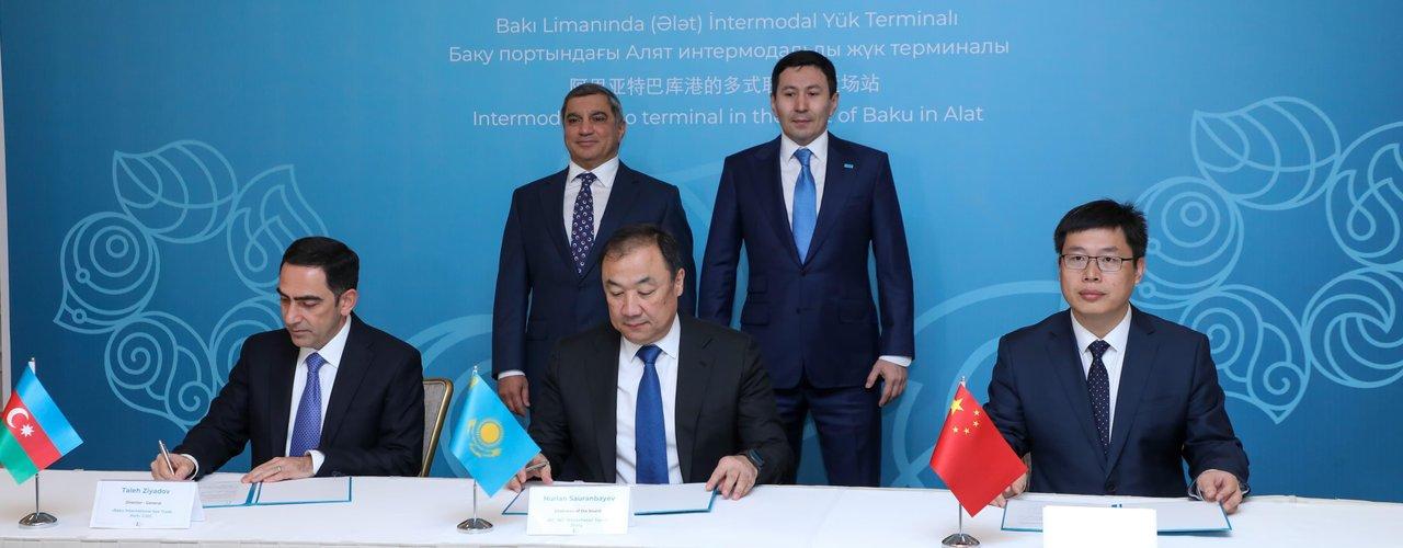 Azerbaijan, Kazakhstan, and China Announce New Cargo Terminal in Baku